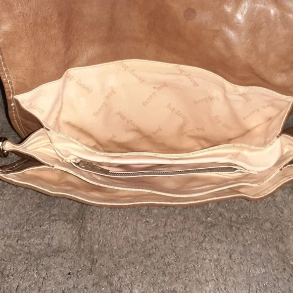 VINTAGE 1970'S-FANNY-BAG BRAND-Brown Suede Shoulder Bag-Very Good - Picture 6 of 8